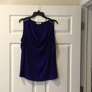 Purple dress top
